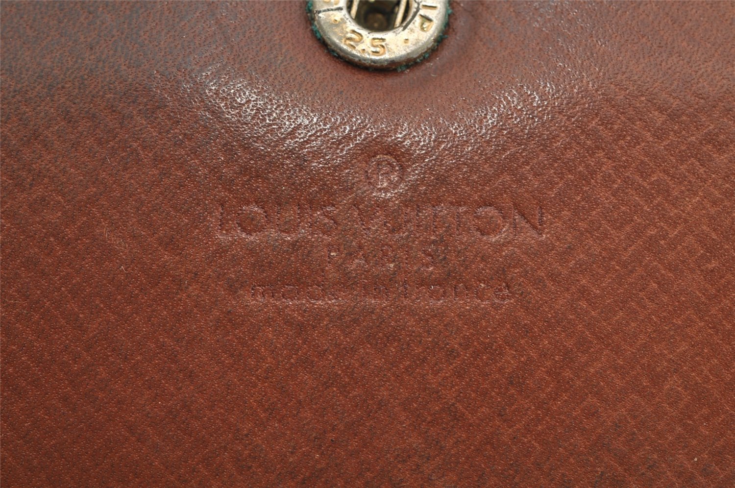 Auth Louis Vuitton Monogram Pochette Porte Monnaie Credit Wallet M61723 LV 3538K