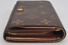 Auth Louis Vuitton Monogram Porte Monnaie Billets Tresor Wallet M61730 LV 3540K