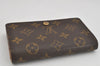 Auth Louis Vuitton Monogram Porte Monnaie Billets Tresor Wallet M61730 LV 3540K