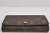 Auth Louis Vuitton Monogram Porte Monnaie Billets Tresor Wallet M61730 LV 3540K