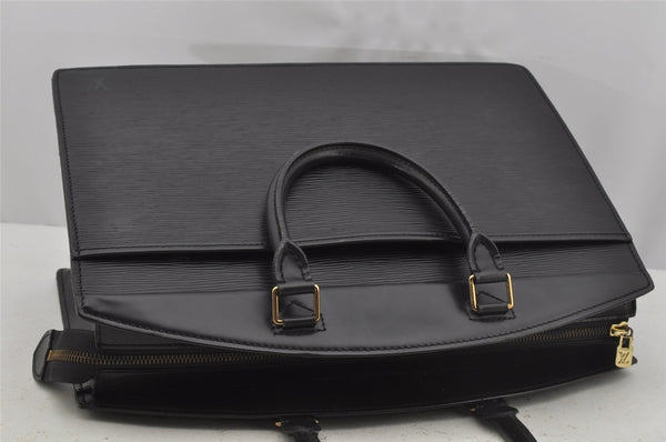 Authentic Louis Vuitton Epi Riviera Hand Bag Black M48182 LV Junk 3542J