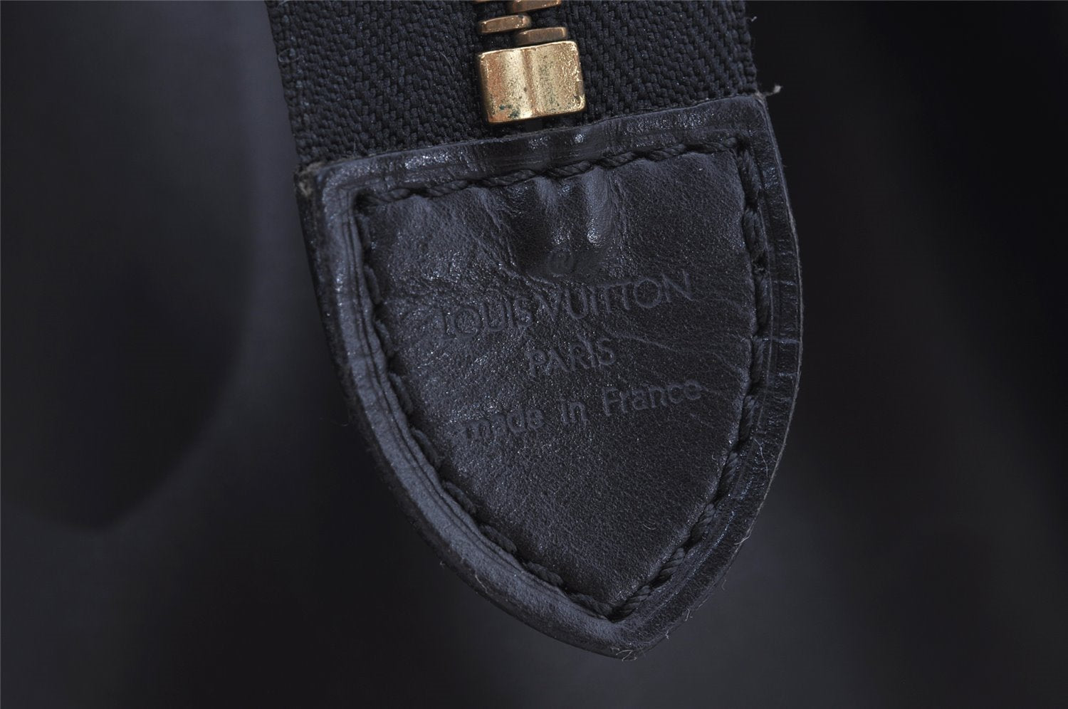 Authentic Louis Vuitton Epi Riviera Hand Bag Black M48182 LV Junk 3542J