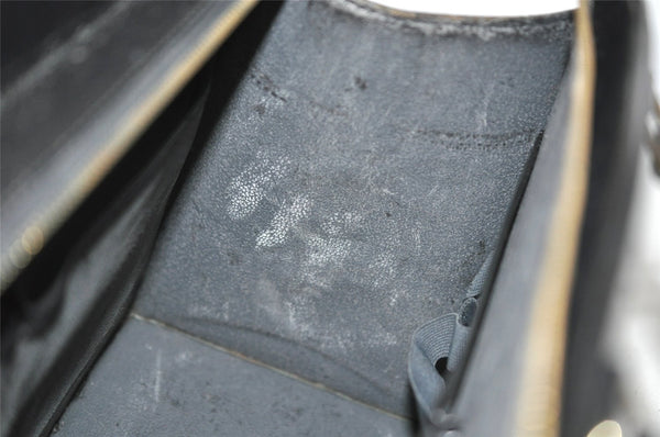 Authentic Louis Vuitton Epi Riviera Hand Bag Black M48182 LV Junk 3542J