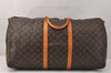 Authentic Louis Vuitton Monogram Keepall Bandouliere 60 M41412 Boston Bag 3542K