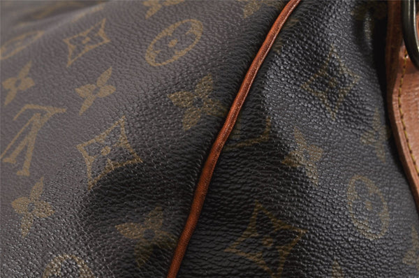 Authentic Louis Vuitton Monogram Keepall Bandouliere 60 M41412 Boston Bag 3542K