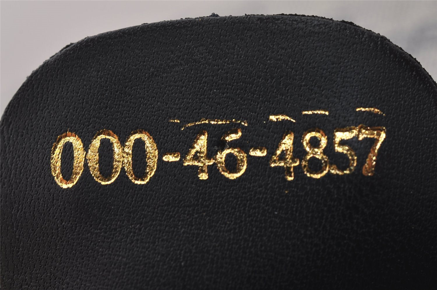 Authentic GUCCI Vintage Micro GG PVC Leather Hand Bag Purse Navy Blue 3543I