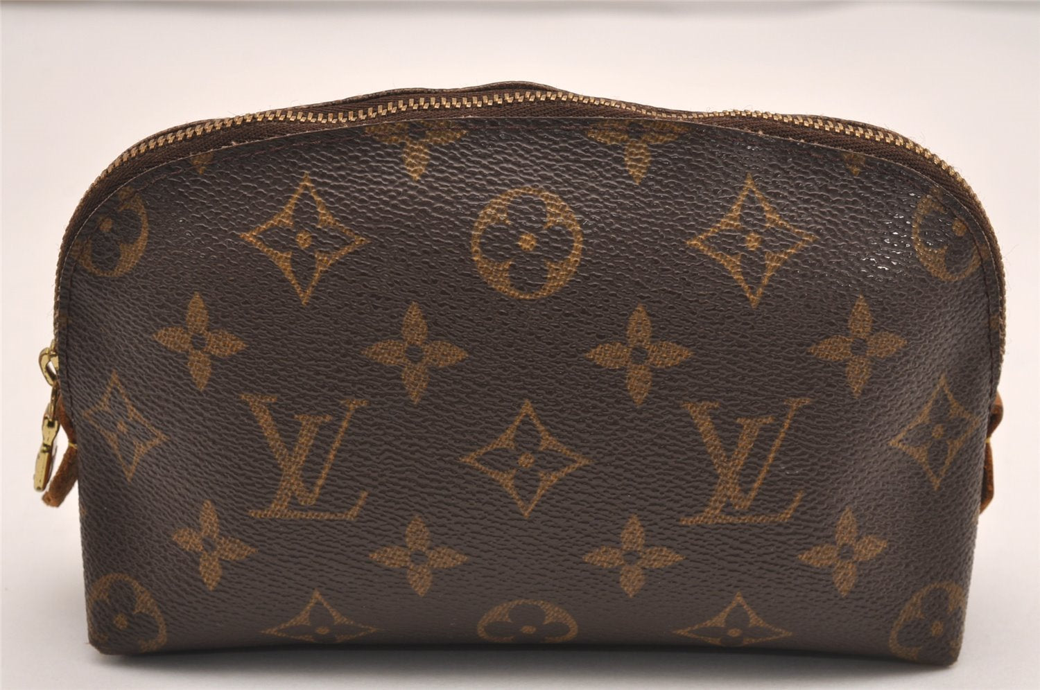Authentic Louis Vuitton Monogram Pochette Cosmetic Pouch M47515 LV 3543J