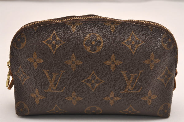 Authentic Louis Vuitton Monogram Pochette Cosmetic Pouch M47515 LV 3543J