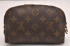 Authentic Louis Vuitton Monogram Pochette Cosmetic Pouch M47515 LV 3543J