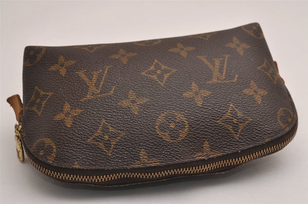 Authentic Louis Vuitton Monogram Pochette Cosmetic Pouch M47515 LV 3543J