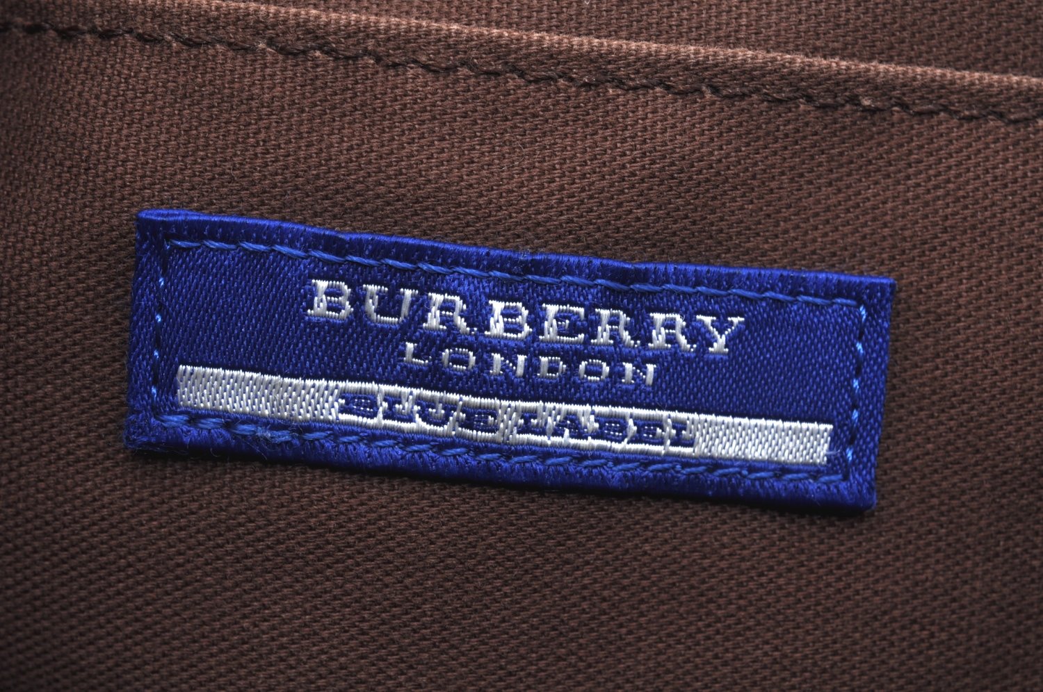 Authentic BURBERRY BLUE LABEL Check Shoulder Hand Bag Nylon Leather White 3546J