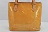 Authentic Louis Vuitton Vernis Houston Shoulder Hand Bag Yellow M91004 LV 3546K