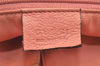 Authentic GUCCI Eclipse Shoulder Tote Bag GG Canvas Leather 120840 Brown 3547K