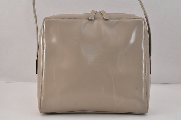 Authentic GUCCI Vintage Shoulder Hand Bag Purse Leather 0018762 Beige 3548K