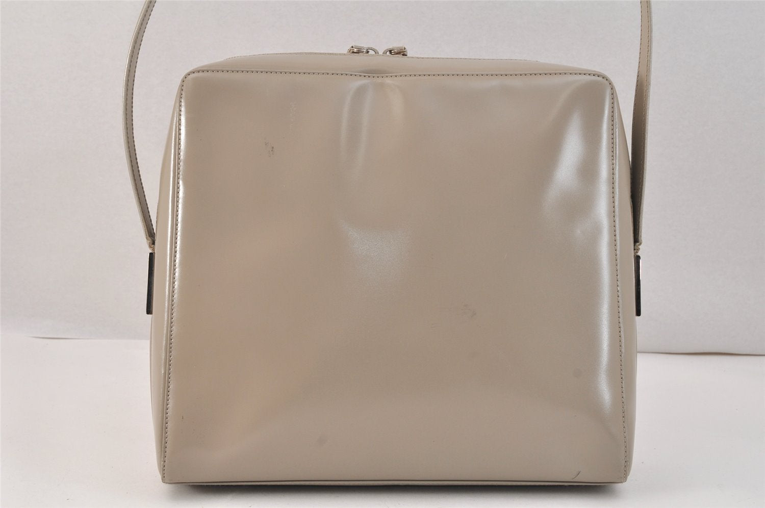 Authentic GUCCI Vintage Shoulder Hand Bag Purse Leather 0018762 Beige 3548K