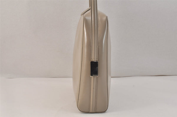 Authentic GUCCI Vintage Shoulder Hand Bag Purse Leather 0018762 Beige 3548K