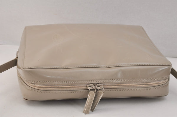 Authentic GUCCI Vintage Shoulder Hand Bag Purse Leather 0018762 Beige 3548K