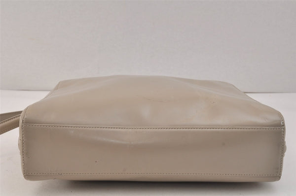 Authentic GUCCI Vintage Shoulder Hand Bag Purse Leather 0018762 Beige 3548K