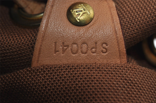 Authentic Louis Vuitton Monogram Montsouris MM Backpack M51136 LV 3549I