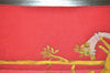 Authentic HERMES Carre 90 Scarf "Alphabet Ⅲ" Silk Bordeaux Red 3549J