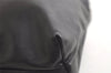 Authentic GUCCI Vintage Shoulder Hand Drawstring Bag Purse Leather Black 3549K