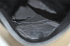 Authentic GUCCI Vintage Shoulder Hand Drawstring Bag Purse Leather Black 3549K