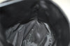 Authentic GUCCI Vintage Shoulder Hand Drawstring Bag Purse Leather Black 3549K