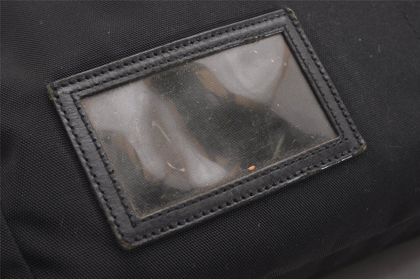 Authentic GUCCI Shoulder Cross Body Bag Nylon Leather 0190312 Black 3550J