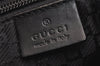 Authentic GUCCI Shoulder Cross Body Bag Nylon Leather 0190312 Black 3550J