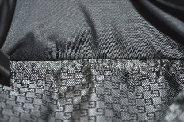 Authentic GUCCI Shoulder Cross Body Bag Nylon Leather 0190312 Black 3550J