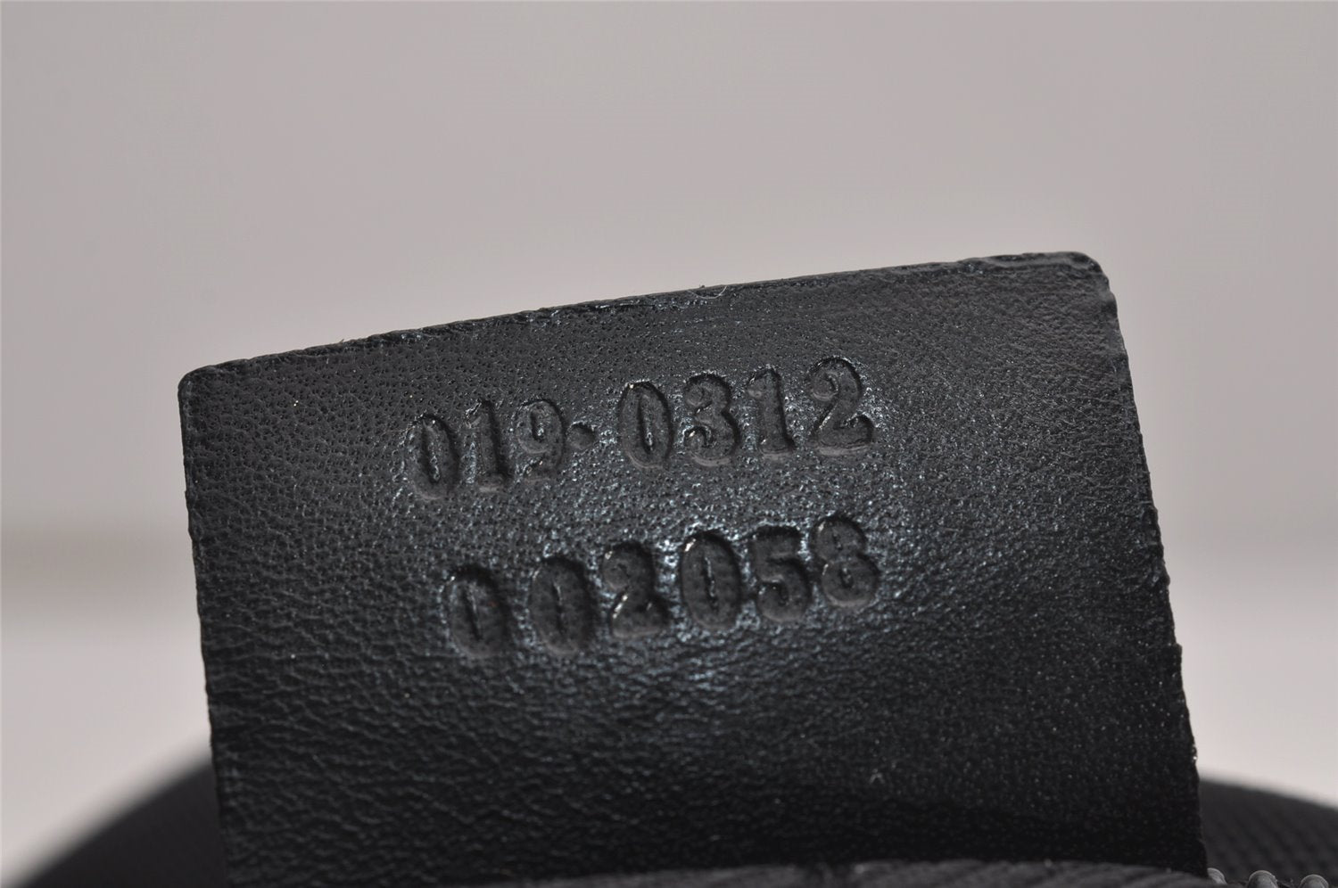 Authentic GUCCI Shoulder Cross Body Bag Nylon Leather 0190312 Black 3550J