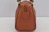 Authentic GUCCI Bamboo 2way Shoulder Hand Bag Purse Leather Brown Junk 3551J