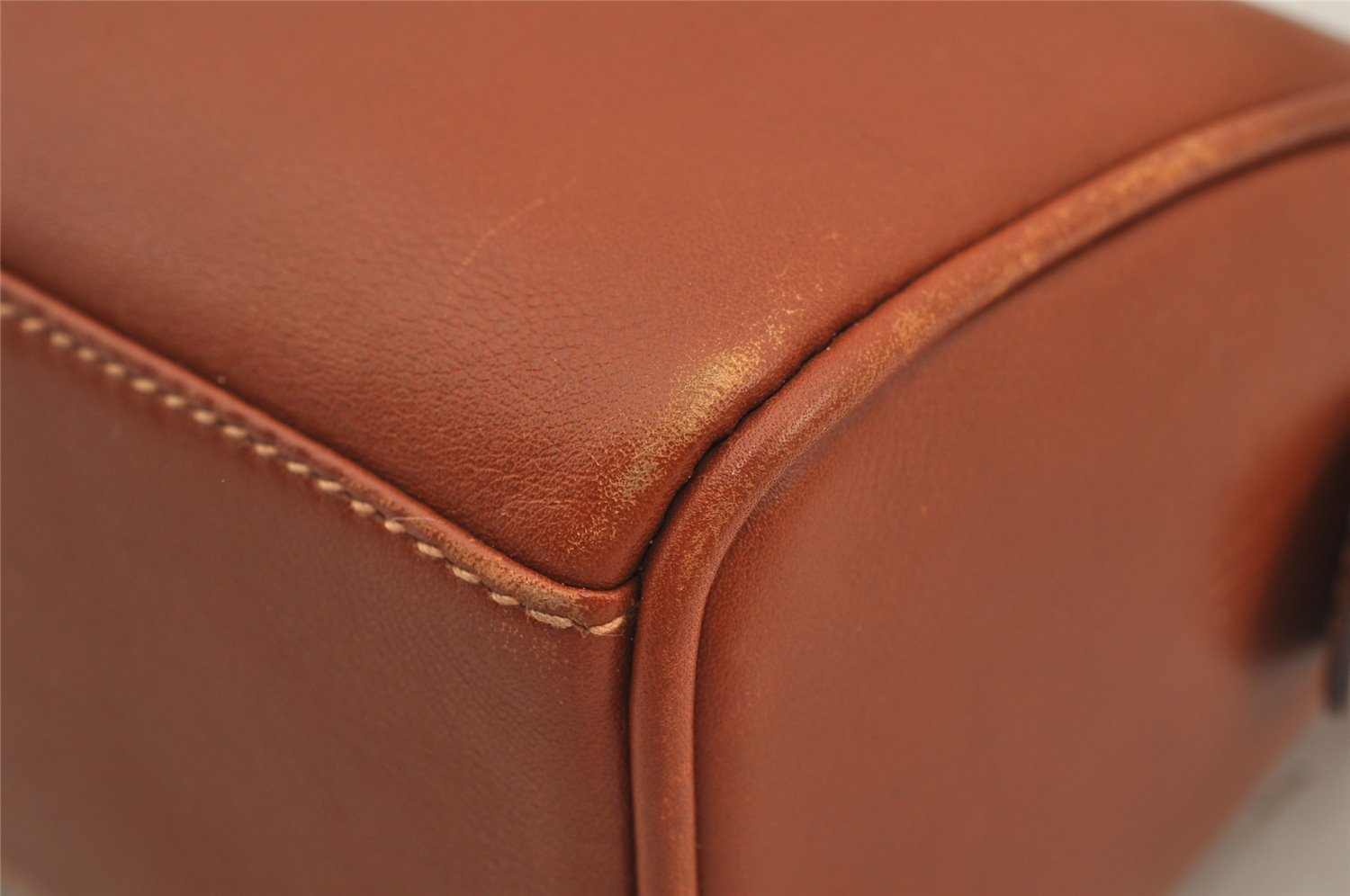 Authentic GUCCI Bamboo 2way Shoulder Hand Bag Purse Leather Brown Junk 3551J