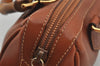 Authentic GUCCI Bamboo 2way Shoulder Hand Bag Purse Leather Brown Junk 3551J