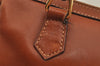 Authentic GUCCI Bamboo 2way Shoulder Hand Bag Purse Leather Brown Junk 3551J