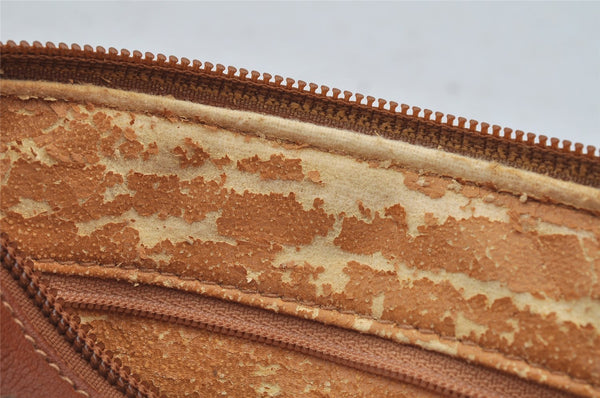 Authentic GUCCI Bamboo 2way Shoulder Hand Bag Purse Leather Brown Junk 3551J