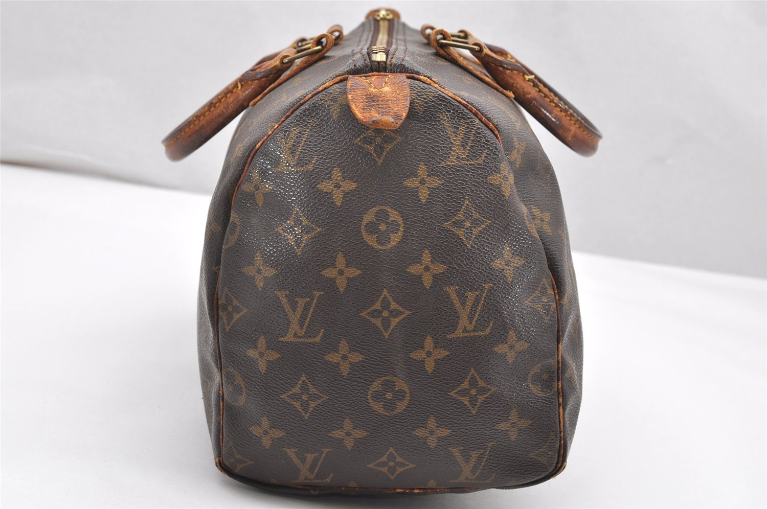 Authentic Louis Vuitton Monogram Speedy 30 Hand Boston Bag M41526 LV 3551K