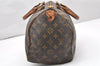 Authentic Louis Vuitton Monogram Speedy 30 Hand Boston Bag M41526 LV 3551K