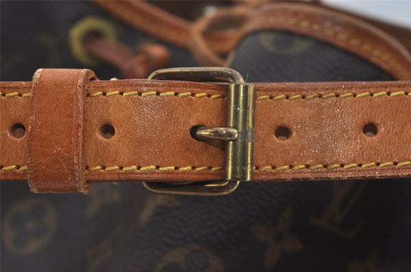 Authentic Louis Vuitton Monogram Noe Shoulder Drawstring Bag M42224 LV 3552I