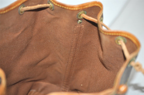 Authentic Louis Vuitton Monogram Noe Shoulder Drawstring Bag M42224 LV 3552I