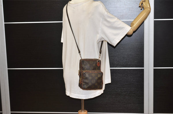 Authentic Louis Vuitton Monogram Amazone Shoulder Cross Body Bag Old Model 3552K