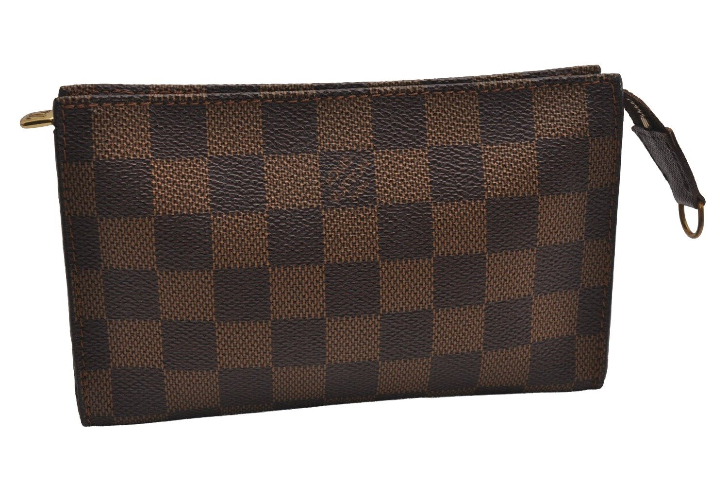 Authentic Louis Vuitton Damier Marais Bucket Pouch Purse Clutch LV 3553J