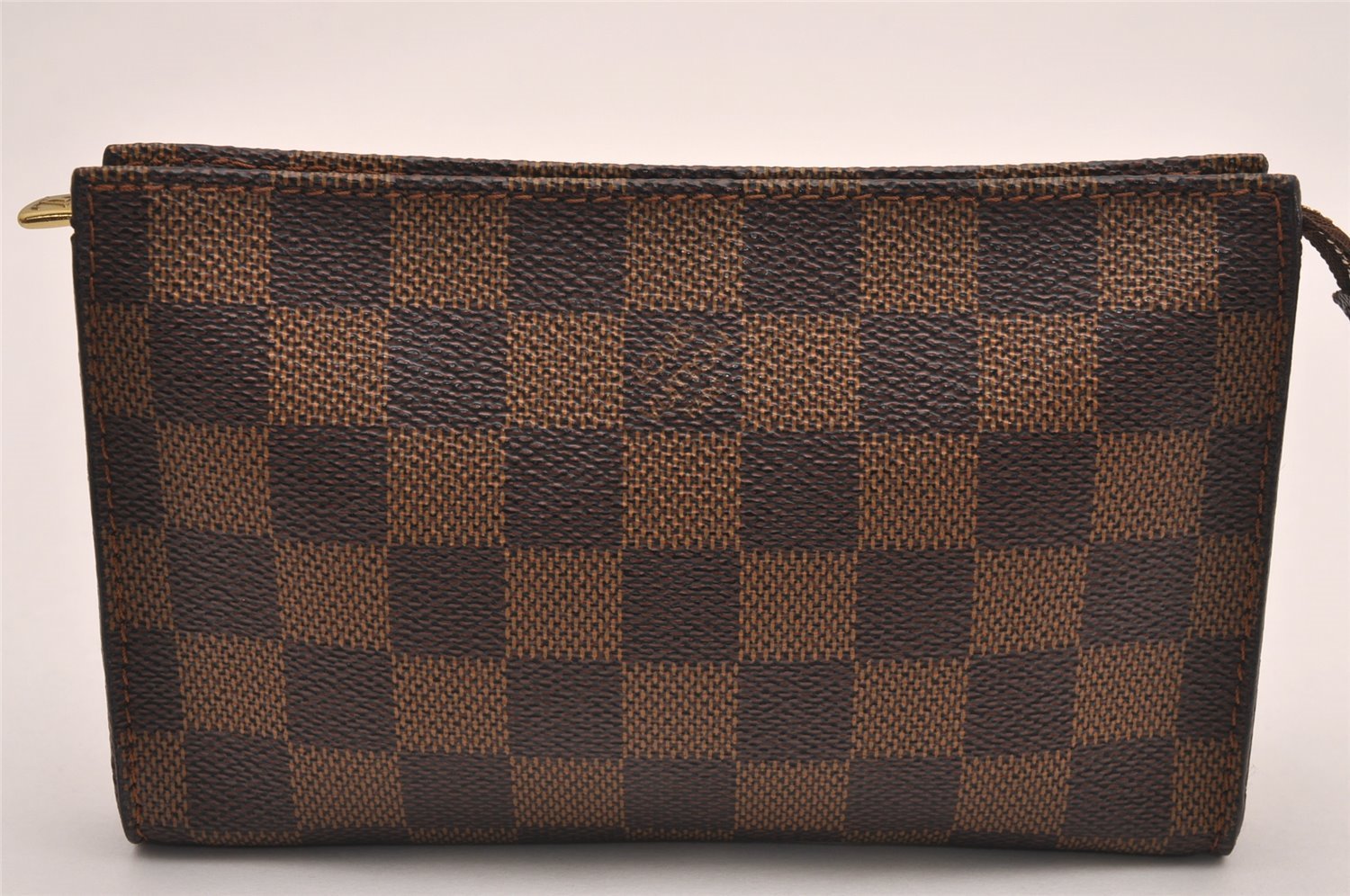Authentic Louis Vuitton Damier Marais Bucket Pouch Purse Clutch LV 3553J
