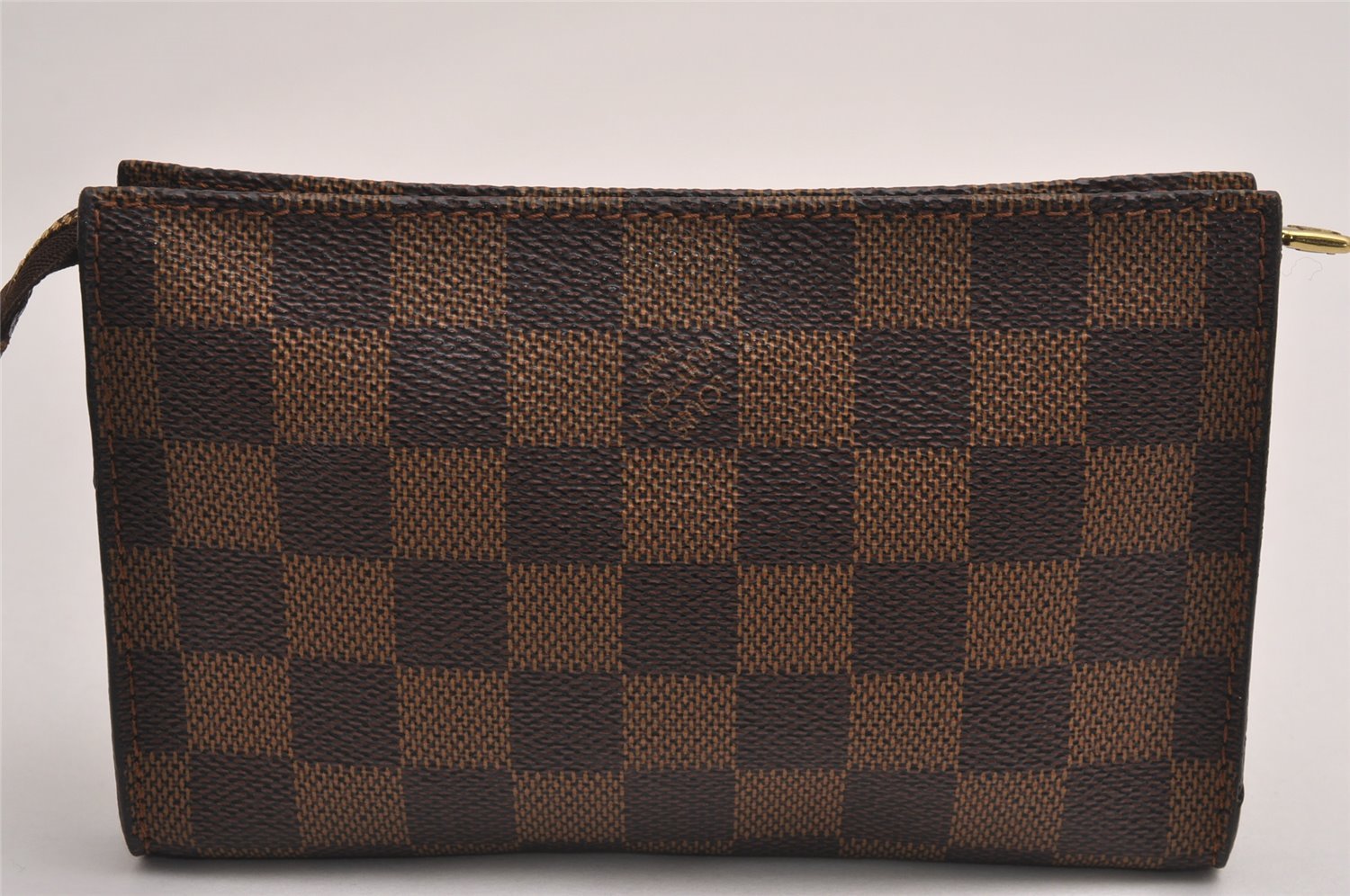 Authentic Louis Vuitton Damier Marais Bucket Pouch Purse Clutch LV 3553J