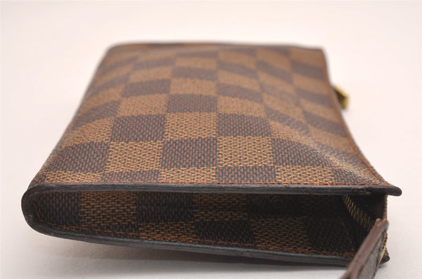 Authentic Louis Vuitton Damier Marais Bucket Pouch Purse Clutch LV 3553J