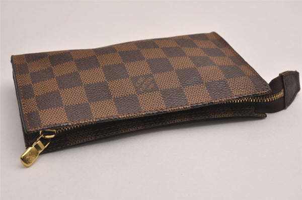 Authentic Louis Vuitton Damier Marais Bucket Pouch Purse Clutch LV 3553J