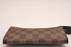 Authentic Louis Vuitton Damier Marais Bucket Pouch Purse Clutch LV 3553J