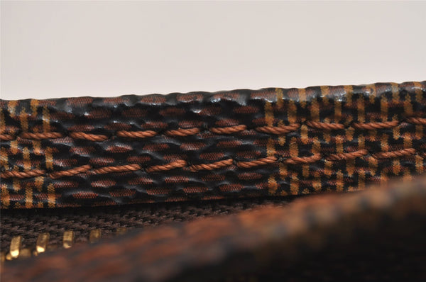 Authentic Louis Vuitton Damier Marais Bucket Pouch Purse Clutch LV 3553J