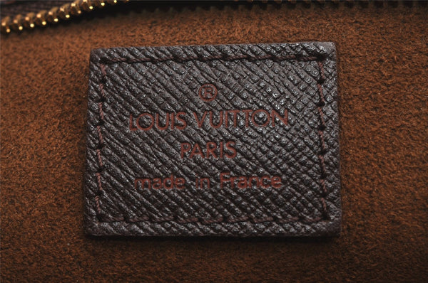 Authentic Louis Vuitton Damier Marais Bucket Pouch Purse Clutch LV 3553J