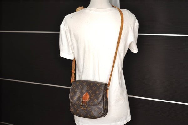 Authentic Louis Vuitton Monogram Saint Cloud MM M51243 Shoulder Cross Bag 3554I